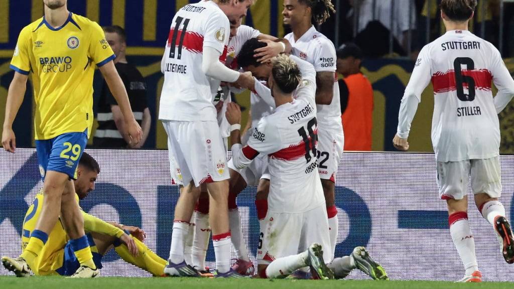 Am Ende jubelte im Cup doch der Favorit und Titelhalter Stuttgart