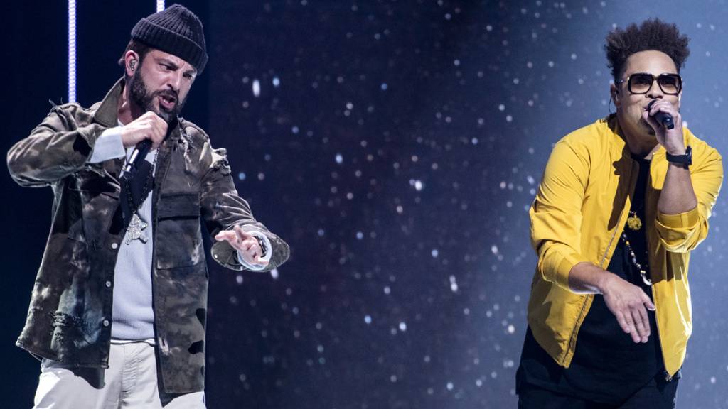 Virtuelle Live-Premiere: Am 13. Januar werden die Musiker Bligg und Marc Sway (hier beim gemeinsamen Auftritt an den Swiss Music Awards 2020) unter dem Namen Blay ihre erste gemeinsame Single präsentieren.