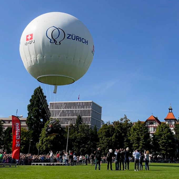 Das härteste Gasballon-Rennen ist in St.Gallen gestartet