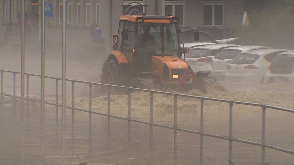 Unwetter im Kanton Luzern: Über 210 Notrufe in drei Stunden