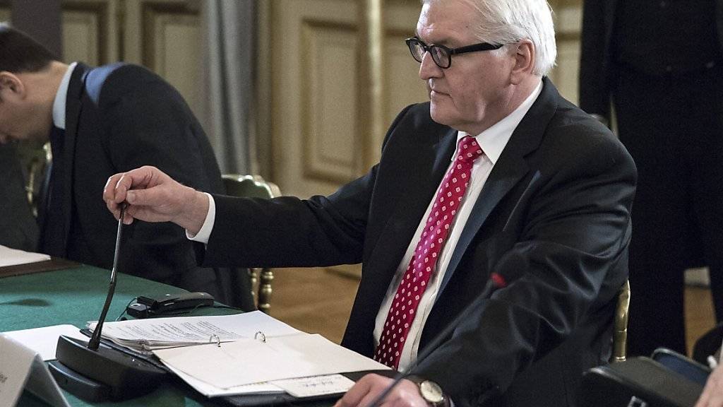«Fehlende Ernsthaftigkeit»: Deutschlands Aussenminister Frank-Walter Steinmeier bei den Normandie-Gesprächen zur Ukraine in Paris.
