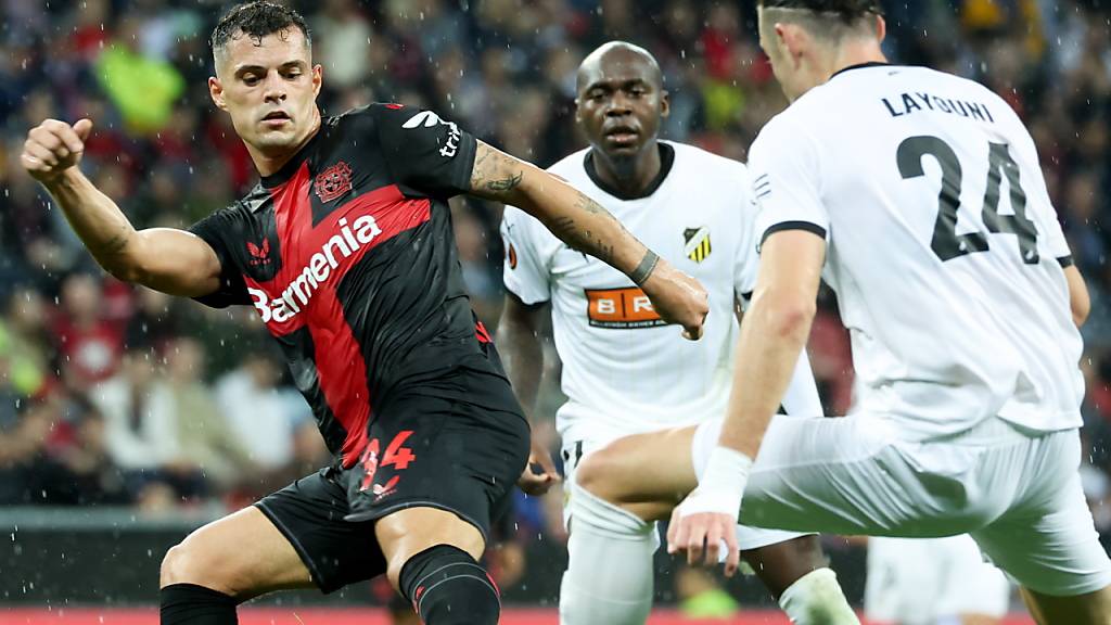 Granit Xhaka überzeugte mit Leverkusen auch in der Europa League