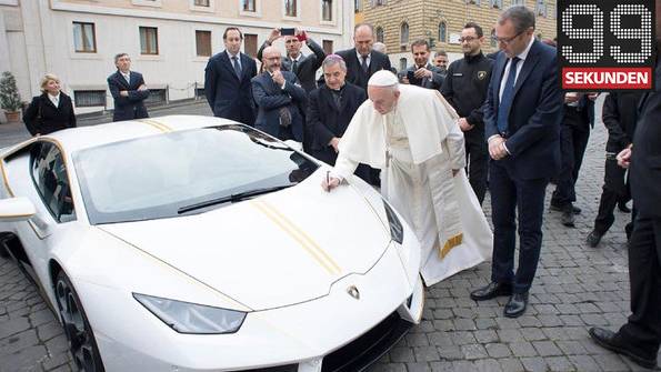 Papst versteigert Lamborghini - Sicherheitslücke bei Twitter 