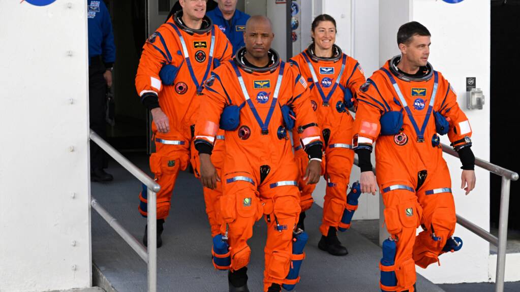 Der Gewinner-Entwurf für das Maskottchen soll von der «Artemis 2»-Crew - Reid Wiseman, Victor Glover, Christina Koch und Jeremy Hansen - ausgewählt werden. (Archivbild)