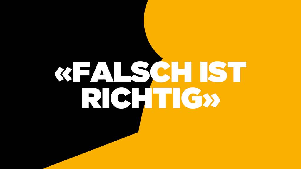 «Falsch ist richtig» - das Morgenshow Gewinnspiel