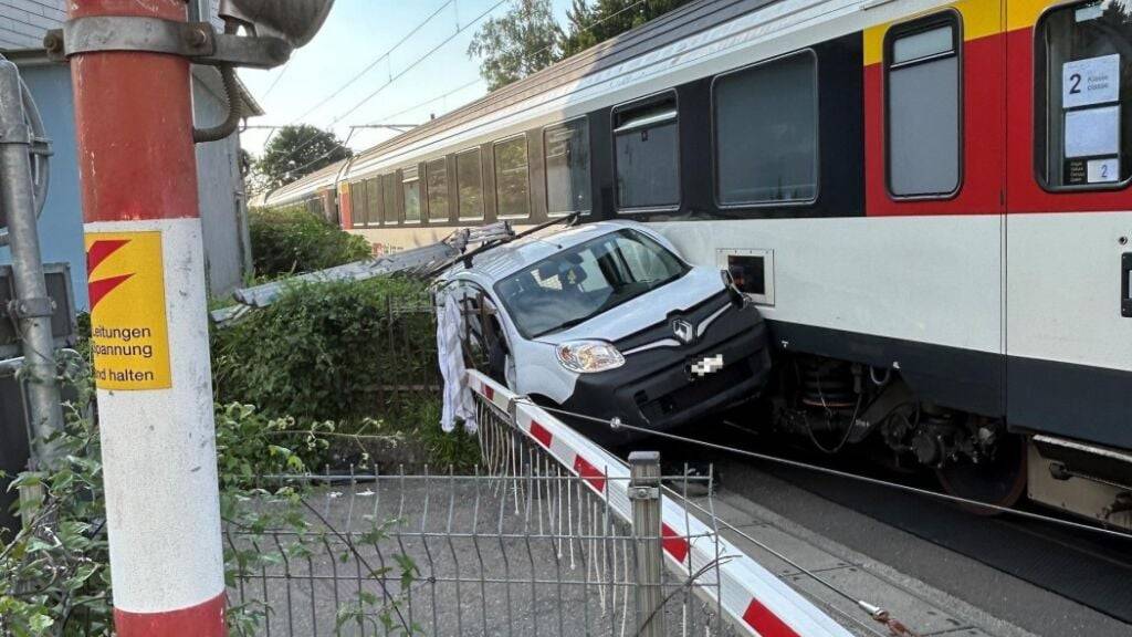 Der Autolenker hatte offenbar Glück im Unglück.