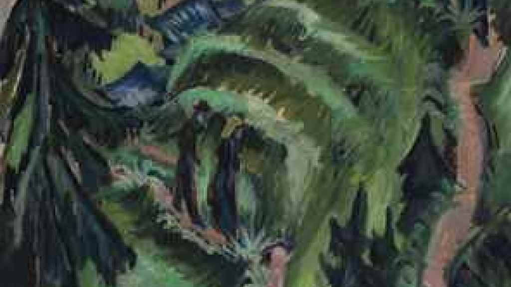 «Stafelalp mit Amselfluh» von Ernst Ludwig Kirchner.