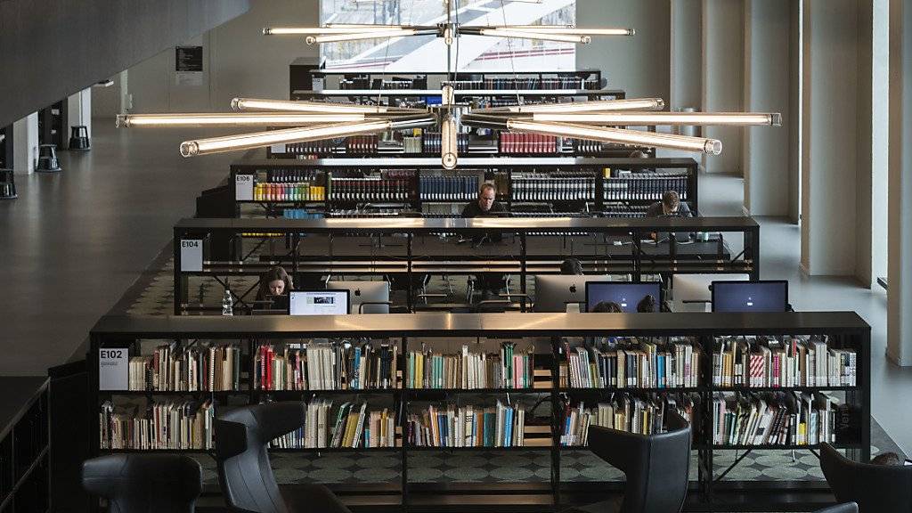 Weniger physische Bücher, mehr elektronischer Lesestoff: Schweizer Bibliotheken. (Symbolbild)