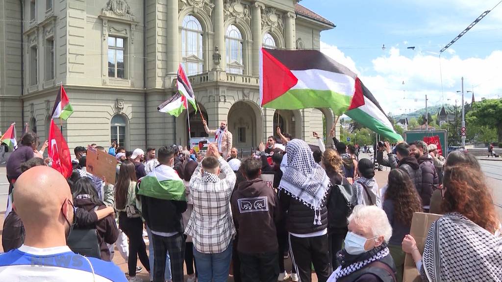 Solidaritätskundgebung für Palästina in Bern