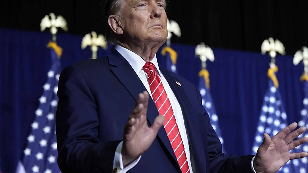 dpatopbilder - Donald Trump will erneut US-Präsident werden. Foto: Mike Stewart/AP/dpa