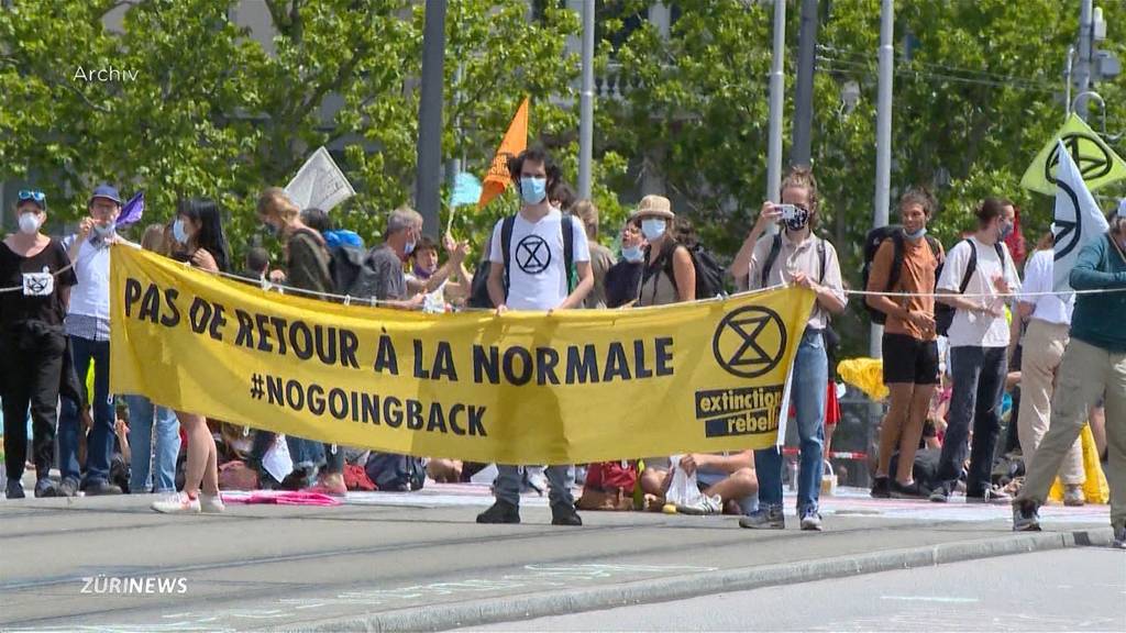 Sitzstreik: Klima-Aktivisten bereiten sich auf nächste Woche vor