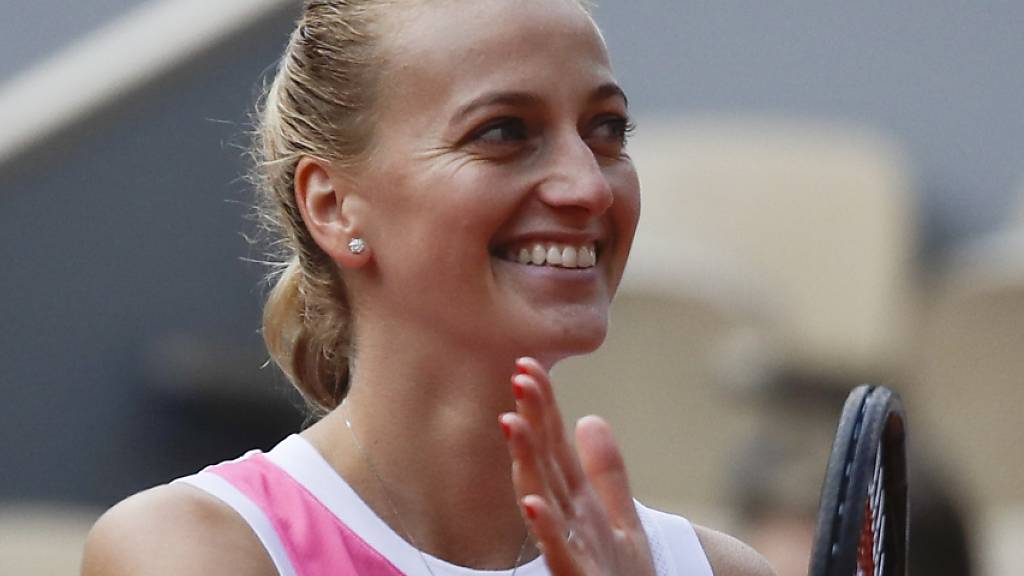Sie hat gut lachen: Petra Kvitova steht am French Open zum zweiten Mal im Halbfinal.
