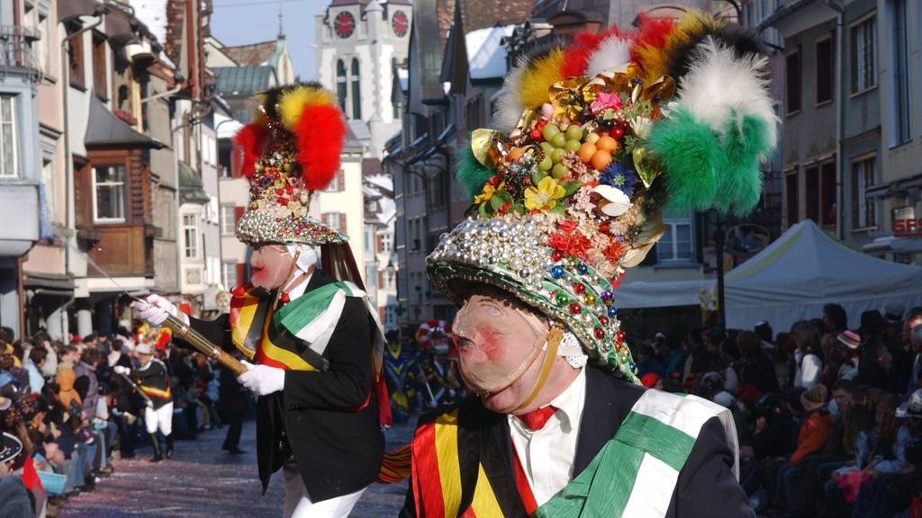 An der Fasnacht 2024 feiert der Röllelibutzen Verein das 105-Jahr Jubiläum. (Archivbild)