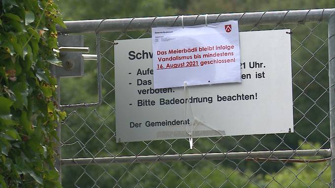 Badi Killwangen muss wegen Glassplittern im Wasser schliessen