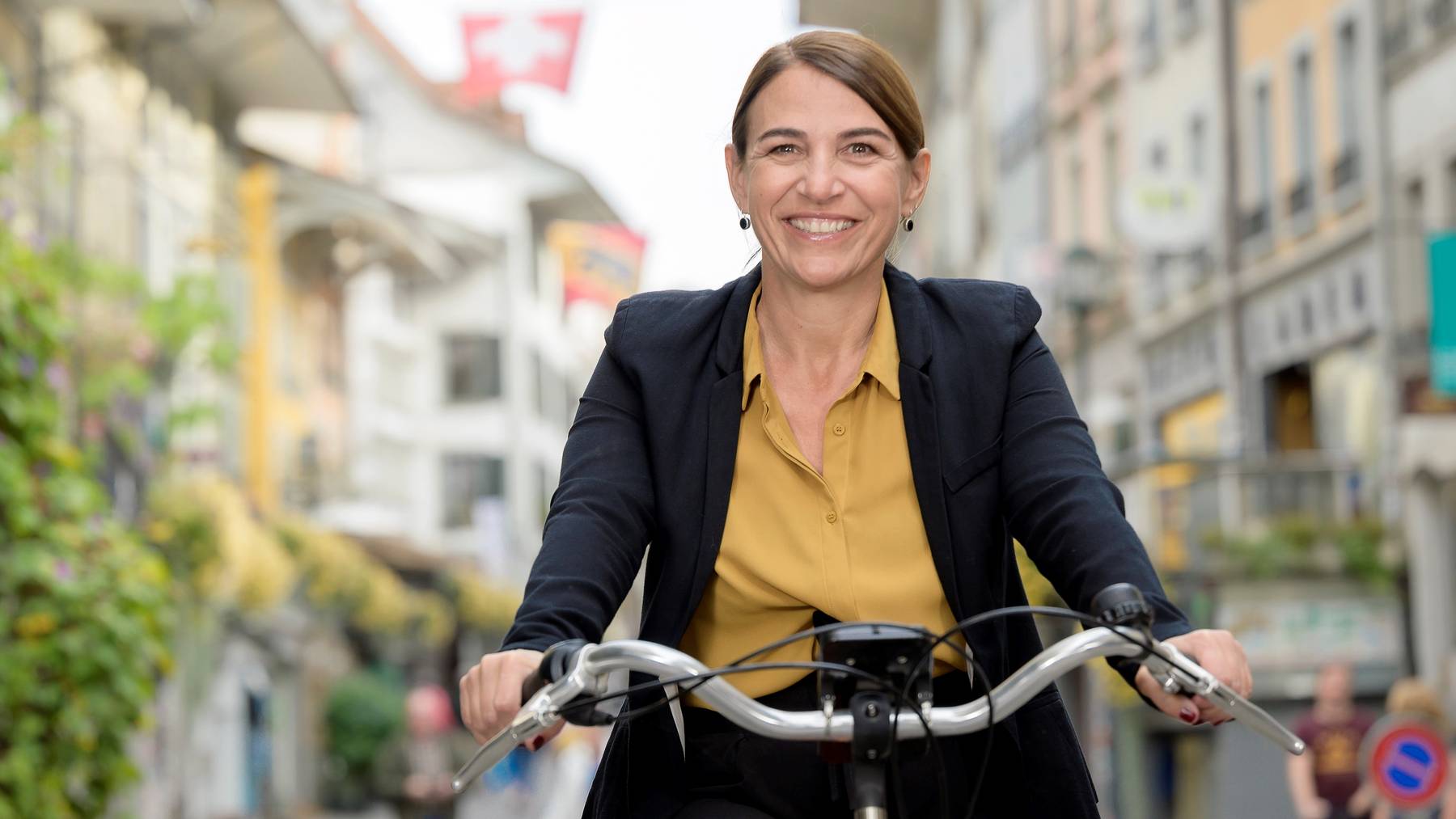 Andrea de Meuron (Grüne) will die erste Stadtpräsidentin von Thun werden.