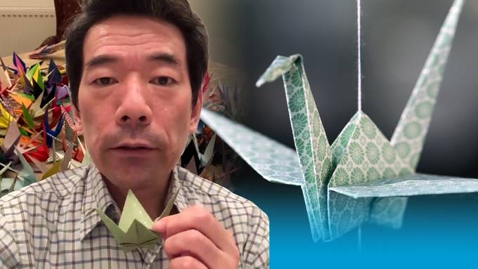1000 Origami-Kraniche für den Weltfrieden