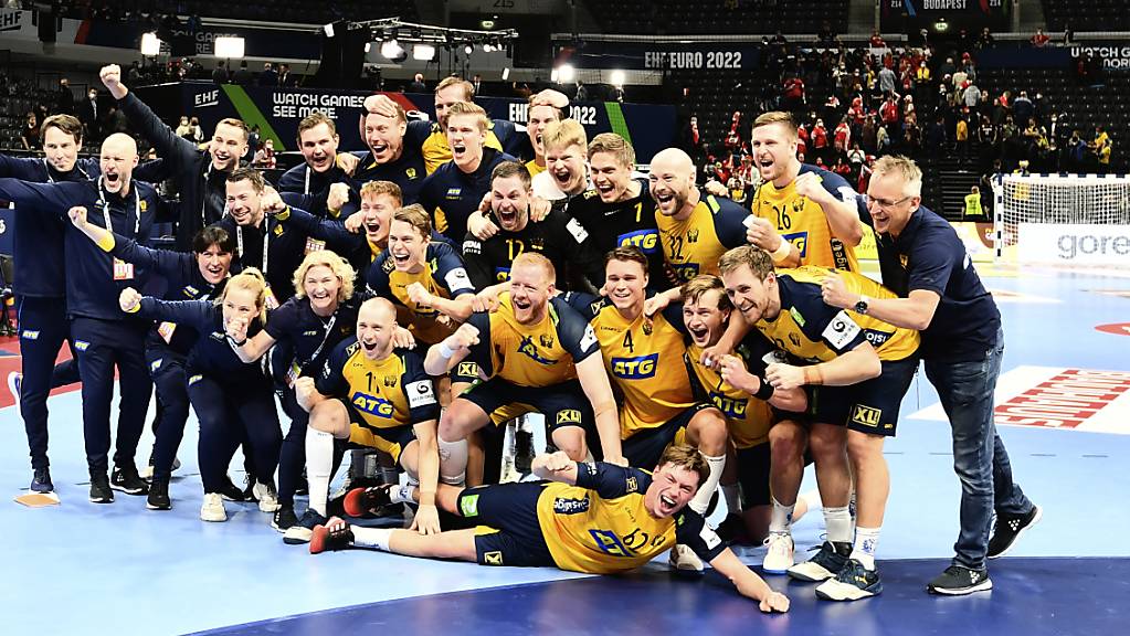 Die Schweden jubeln über ihren fünften EM-Titel