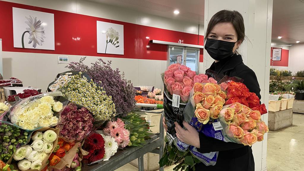 Floristin Ramona Meier an der Blumenbörse: «Ich mag den Valentinstag»