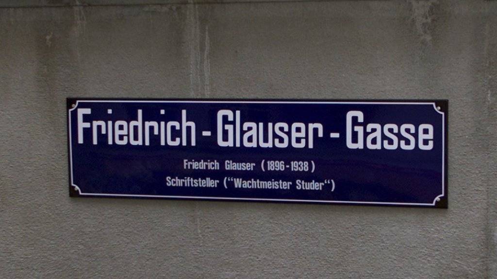 Seit 2001 hat Zürich eine Friedrich-Glauser-Gasse. Sie verbindet die Zähringerstrasse, wo Glauser wohnte, und die Niederdorfstrasse (Archiv)