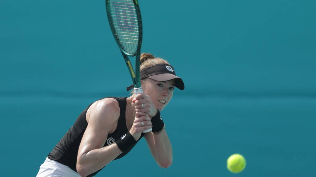 Simona Waltert gerät gegen Clara Tauson zu oft in die Defensive