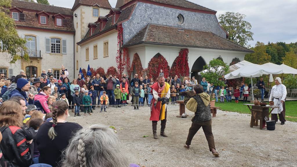 In Münchwiler kann man am Wochenende das Mittelalter erleben