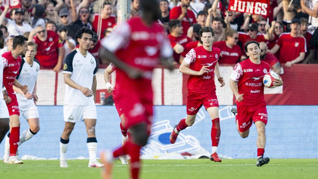 Andrin Hunziker traf für den FC Winterthur spät zum Ausgleich