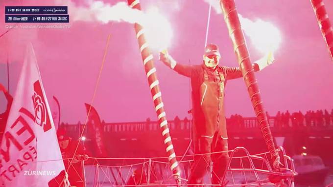 Erster Deutschschweizer: Oliver Heer erreicht das Ziel der Vendée Globe