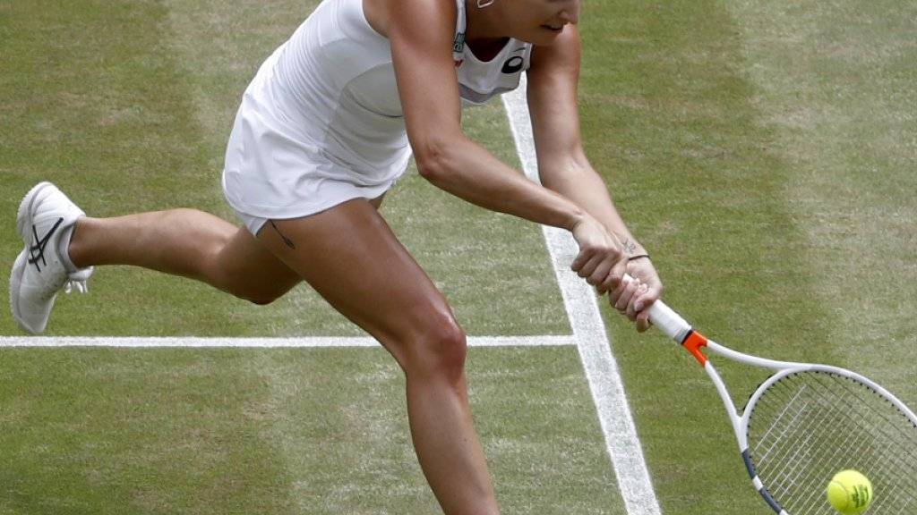 Timea Bacsinszky schied wie bereits vor einem Jahr in Wimbledon in der 3. Runde aus