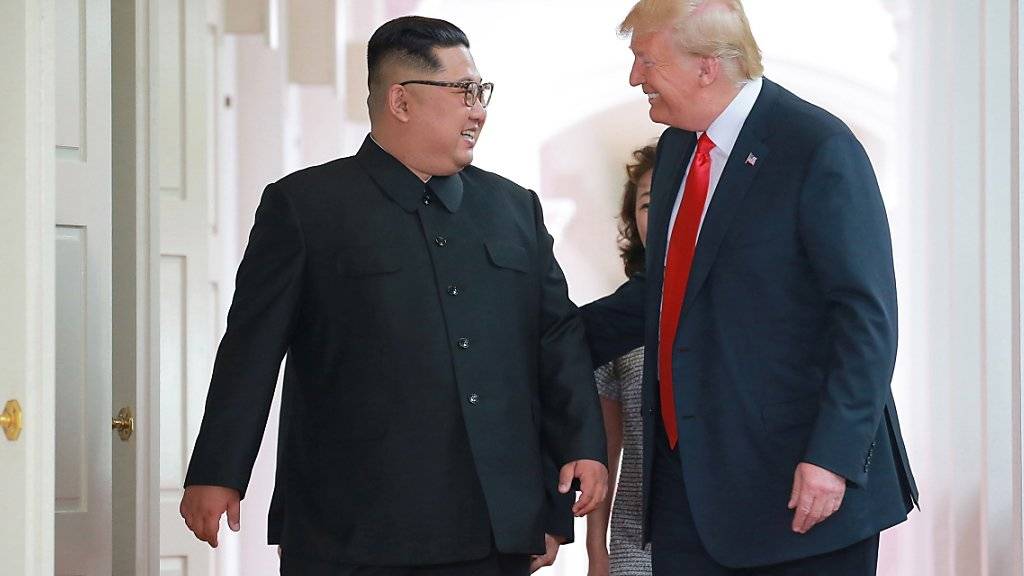 Baldiges Wiedersehen in Washington? Nordkoreas Machthaber Kim Jong Un nahm eine Einladung von US-Präsident Donald Trump an.