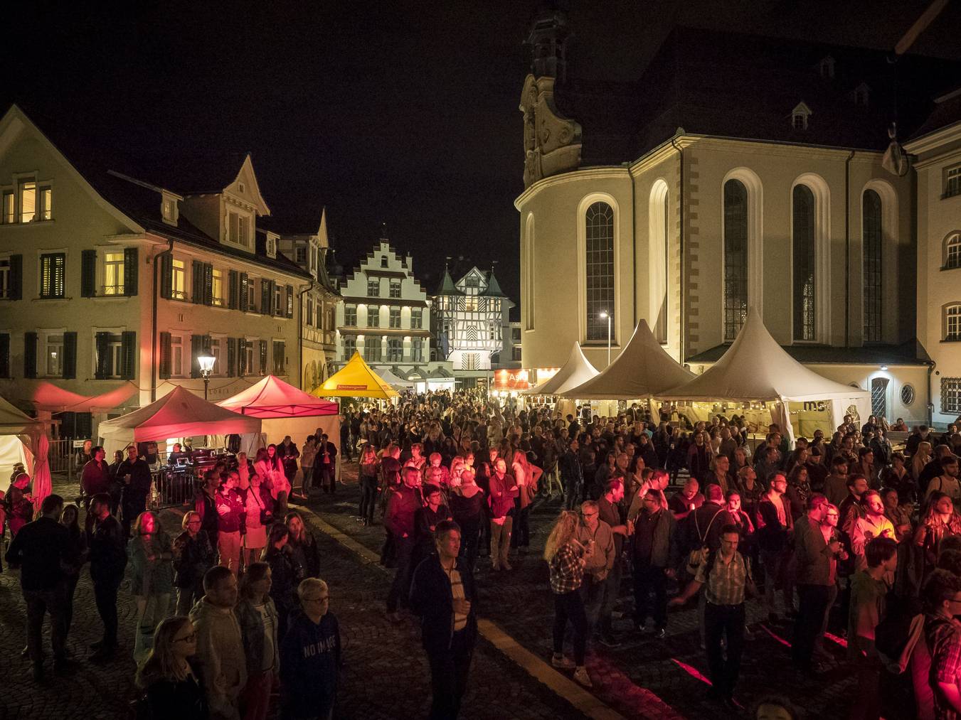 Am St.Galler Fest trifft sich die ganze Region (Bild: Tagblatt/Hanspeter Schiess)