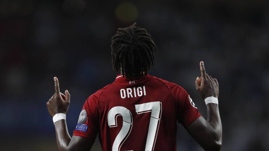 Divock Origi feiert das 2:0 im Champions-League-Final 2019 gegen Tottenham