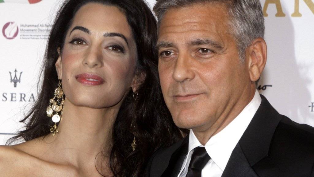 Vor vier Jahren brachte George Clooney bei einer Spendengala für Barack Obama 15 Millionen Dollar zusammen. Mit Amal an seiner Seite könnten es am Samstag für Hillary Clinton noch mehr werden. (Archivbild)