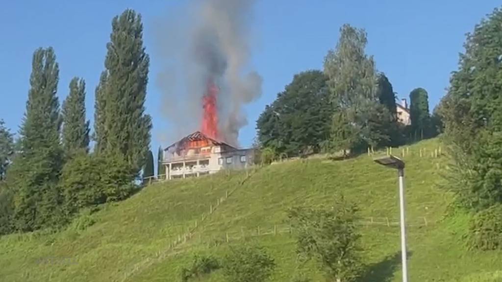 Tödlicher Brand: In Strengelbach kam eine betagte Frau ums Leben