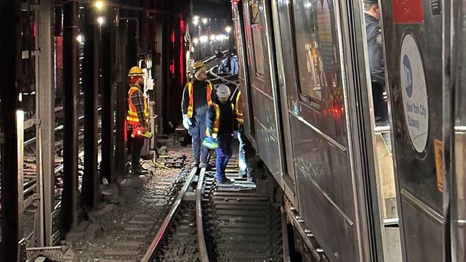 24 Verletzte nach U-Bahn-Zusammenstoss in New York