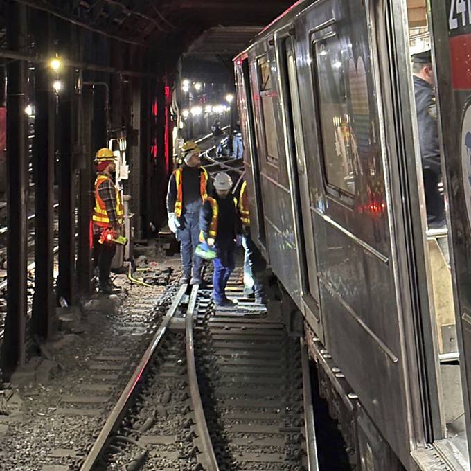 24 Verletzte nach U-Bahn-Zusammenstoss in New York