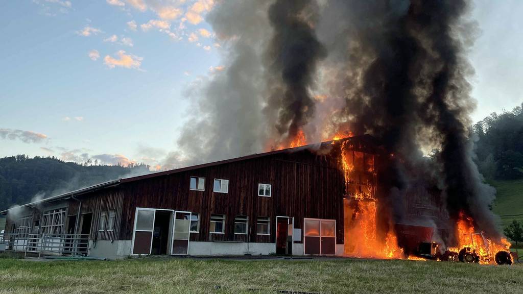Feuer in Dagmersellen: Ursache für Scheunenbrand geklärt