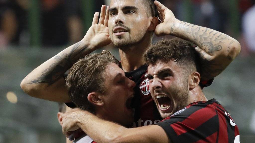 Jubel bei der AC Milan - der Start in die Saison ist geglückt