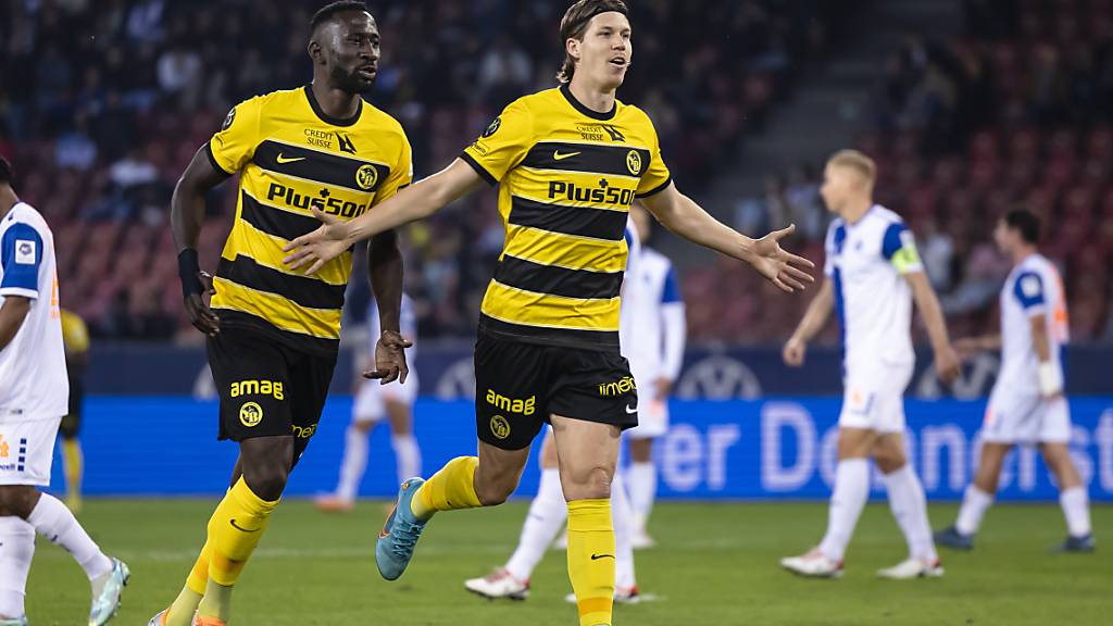 Cedric Itten gelang ein wundervolles Tor, das YB zum knappen Sieg reichte