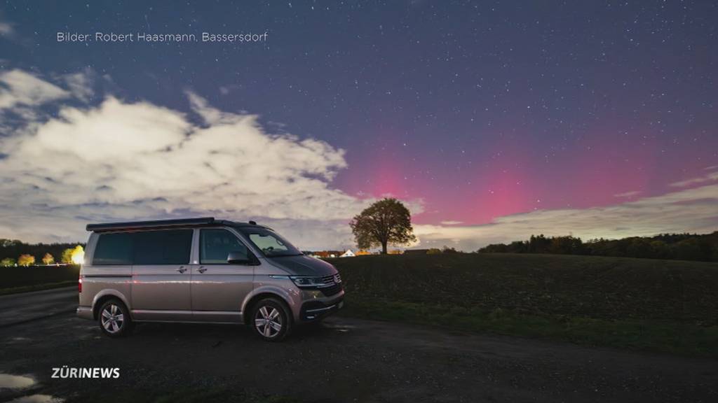 Seltenes Phänomen: Polarlichter am Ostschweizer Himmel