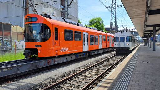 Neuer RBS-Zug angekommen – Worbla auch als Ersatz für entgleisten Wagen