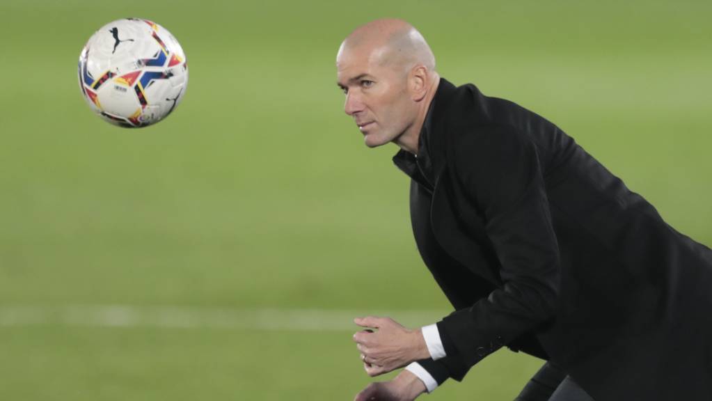 Real Madrids Coach Zinédine Zidane kann mit seiner Mannschaft nicht zufrieden sein