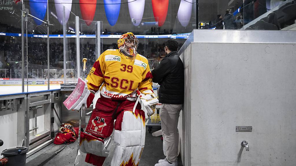 Für Langnaus Goalie Luca Boltshauser geht es bereits in die Ferien