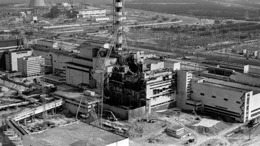 Infolge einer Explosion im Kernkraftwerk Tschernobyl in Prypjat, Ukraine, gelangten am 26. April 1986 grosse Mengen radioaktiven Materials in die Atmosphäre. (Archivbild)