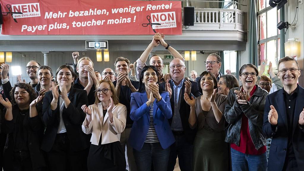 Abstimmungssieg für die Linke: Sie hat mit dem erfolgreichen Referendum gegen die Pensionskassenreform ihre wichtige Stellung in der Sozialpolitik unterstreichen können.