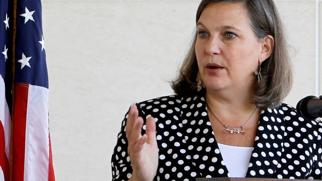 ARCHIV - Die US-Spitzendiplomatin Victoria Nuland hat führende Köpfe der Militärjunta im Niger getroffen. Foto: Boris Grdanoski/AP/dpa