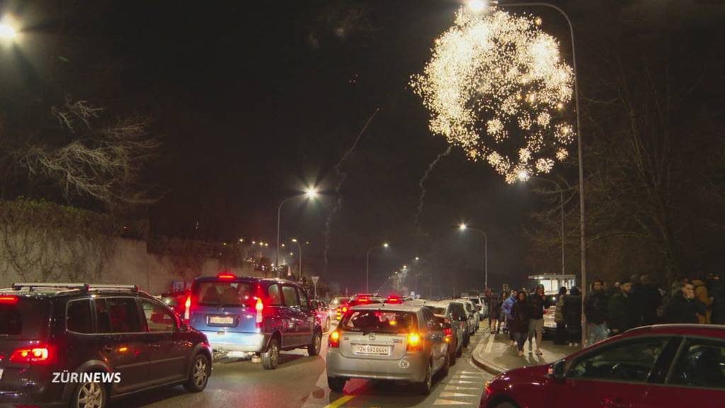 Verkehrschaos wegen Feuerwerk