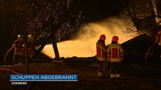 Scheunenbrand in Feusisberg-Schindellegi