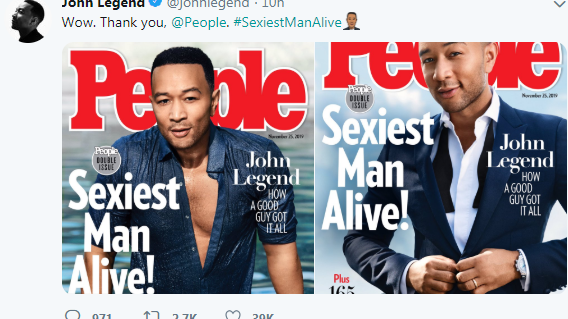 John Legend ist «Sexiest Man Alive»