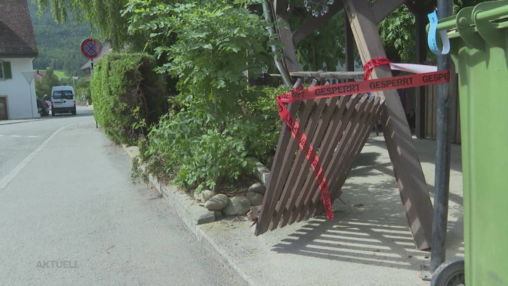Fahrerflucht Matzendorf: Mit Auto ins Restaurant Frohsinn gefahren und Schaden hinterlassen