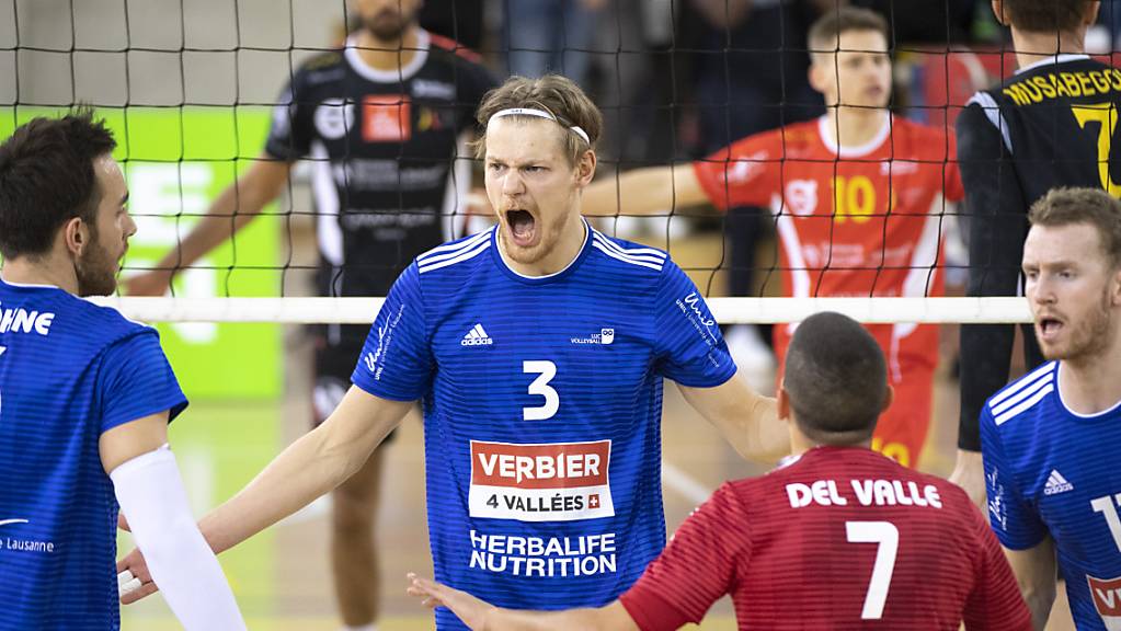 Der Meisterschaftsbetrieb im Schweizer Volleyball wird nach einem Unterbruch der NLA-Playoffs nicht wieder aufgenommen